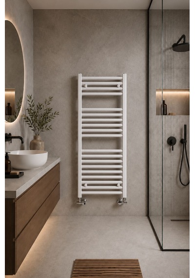 500X1100 Beyaz Havlupan 15 Borulu Banyo Havlupanı