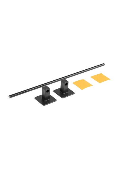 Bro Havluluk Yapışkanlı Metal Siyah Banyo Lavabo Mutfak Uzun Kağıt Bez Havlu Askısı Kağıtlık 39 Cm. Diğer
