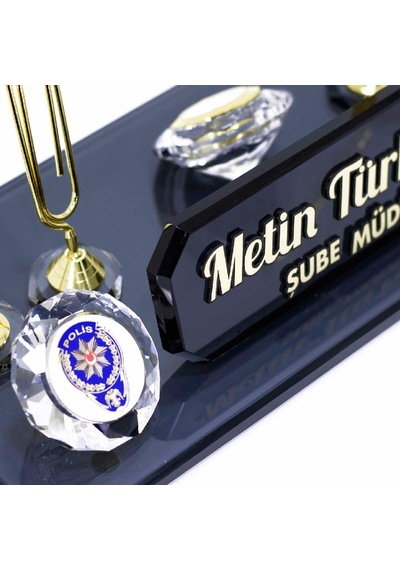 Kişiye Özel Logolu - Masa İsimliği - İsimlik Logo