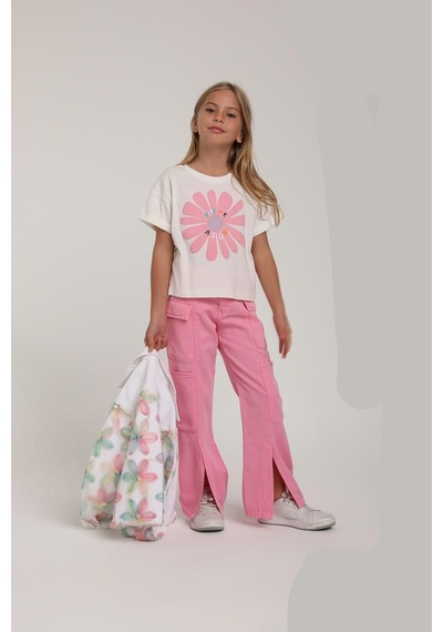 Escabel Kız Pantolon 25yesc2549 Pembe