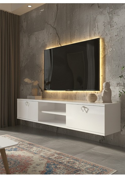 Resital Tv Ünitesi S1835-1 Beyaz Beyaz