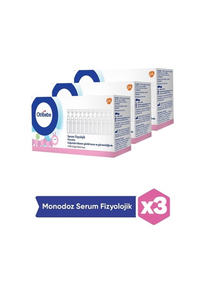 Otribebe Monodoz Serum Fizyolik 5 Ml X 20 Flakon 3 Adet