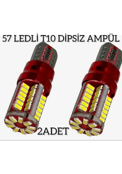 Efnlux T10 5W 57 Ledli Oto İç Lamba Park Plaka Led Ampul Beyaz