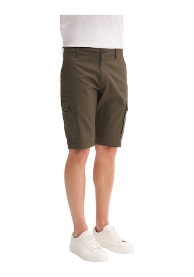 Cazador Erkek Bermuda Fit Kargo Şort Haki