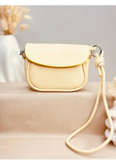 Elora Atelier Mini Flap Çapraz Askılı Bebek Sarısı Çanta Çok Renkli