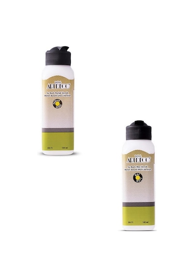 Kozme Store - Su Bazlı Vernik Mat Ve Parlak 2 X 140 Ml. Turuncu