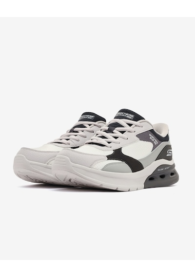 Skechers Bobs Arc Waves 2.0 Erkek Beyaz Spor Ayakkabı 118342 Wmlt Beyaz