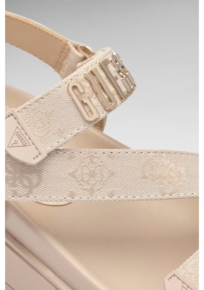Guess Fetta Kadın Sandalet Fljfttfal03 Krem