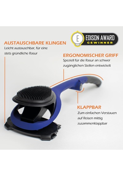 Bakblade 2.0 Elite Plus Erkekler İçin Sırt Tıraş Makinesi - Erkekler İçin Ergonomik Sırt Tüyleri Çıkarıcı - Kollar, Bacaklar Ve Mide İçin De Göğüs Ve Sırt Tüyleri Alma - Erkekler İçin Vücut Tıraş Makinesi Yedek Bıçaklar Dahil Bakblade 2.0 Elite Plus Erkekler İçin Sırt Tıraş Makinesi - Erkekler İçin Ergonomik Sırt Tüyleri Çıkarıcı - Kollar, Bacaklar Ve Mide İçin De Göğüs Ve Sırt Tüyleri Alma - Erkekler İçin Vücut Tıraş Makinesi Yedek Bıçaklar Dahil