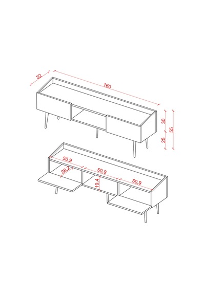 Asra Trend Tv Ünitesi Tv Sehpası T-28 %100 MDF Ayaklı Modern Medya Ünitesi Antrasit - Sidon Asra Trend Tv Ünitesi Tv Sehpası T-28 %100 MDF Ayaklı Modern Medya Ünitesi Antrasit - Sidon