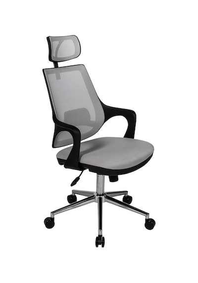 Ofisbazaar Buya Fileli Ofis Koltuğu Ergonomik Ve Modern Tasarım Gri Gri