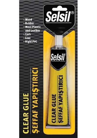 Selsil Clear Glue 70g Şeffaf Süper Yapıştırıcı Kağıt - Ahşap - Metal - Deri 4533
