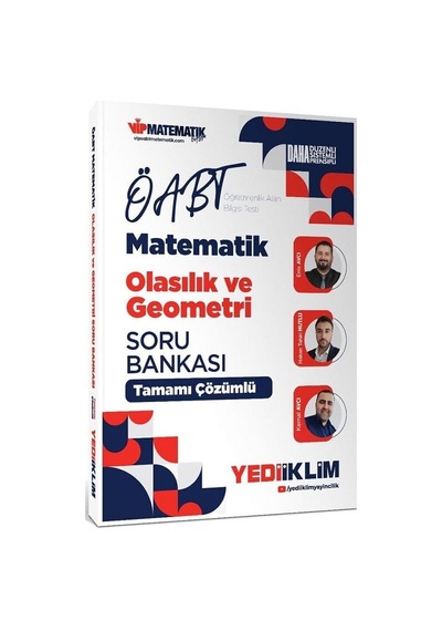 Yediiklim 2027 Öabt Meb-ags İlköğretim Ortaöğretim Lise Matematik Olasılık Ve Geometri Soru Bankası Çözümlü
