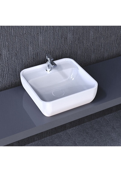 Turavit PRT0711 Porto Batarya Delikli Çanak Lavabo 40 x 40 CM