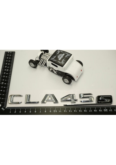 Benz CLA 45S Bagaj Krom Metal 3M 3D Yazı Logo