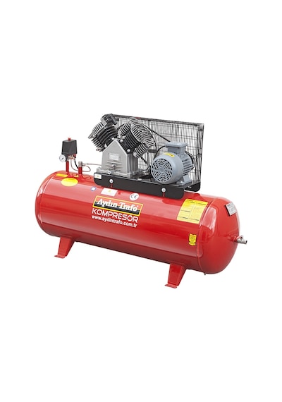 Aydın Trafo 22-220 220 V 2 Hp 12 Bar 220 LT Çift Kademeli Pistonlu Kompresör