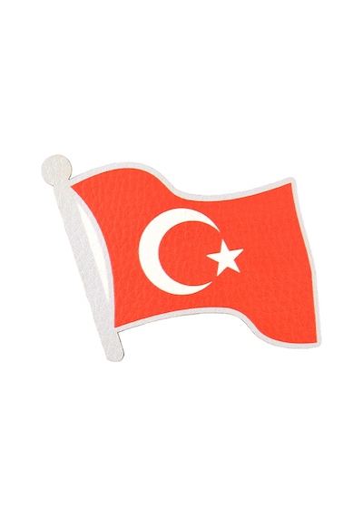Dalgalı Türkiye Bayrak - Cırt - Patch - Peç - Arma Kırmızı
