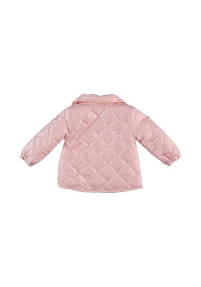 Dear Enika Monaroza Kız Bebek Yaka Detaylı Pembe Bebek Mont 22-545 001
