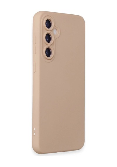 Samsung Galaxy S23 Fe Kılıf Nano İçi Kadife Silikon - Pudra