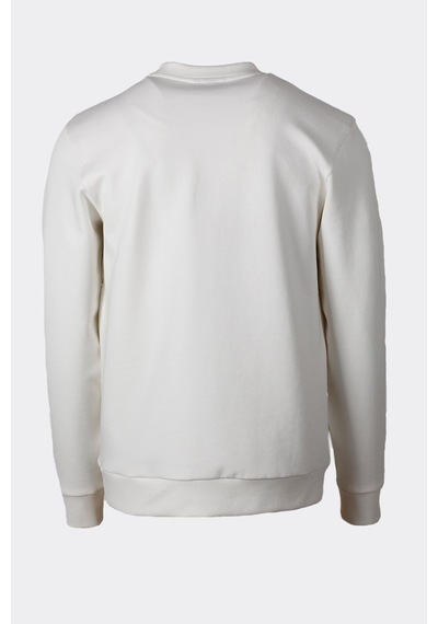Erkek Sweatshirt Bisiklet Yaka Regular Fit Beyaz 1673 Beyaz