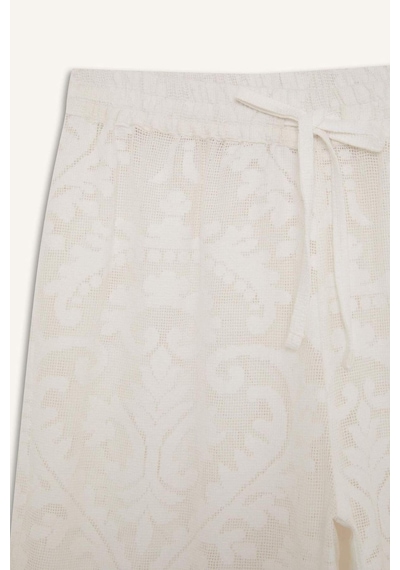 Defacto Dantelli Esnek Belli Beyaz Plaj Pantolonu-fall İn Love D9767ax25smwt16 Beyaz Defacto Dantelli Esnek Belli Beyaz Plaj Pantolonu-fall İn Love D9767ax25smwt16 Beyaz