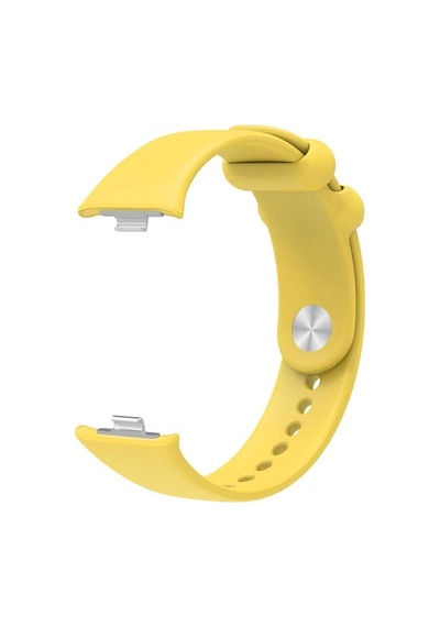 Xiaomi Mi Band 8 Pro İle Uyumlu Spor Jel Silikon Kordon, Sarı