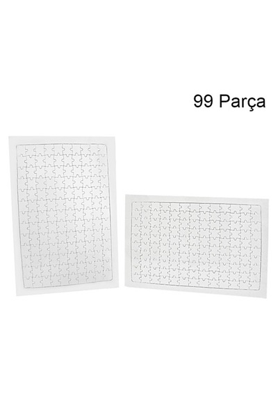 Kişiye Özel Fotoğraf Baskılı Süblimasyon Dikdörtgen Puzzle A4 - 99 Parça
