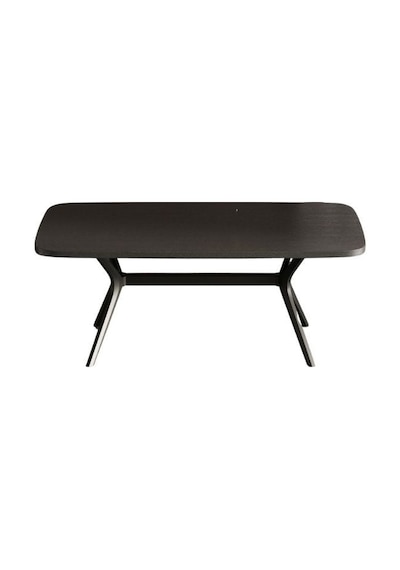 Bosco Pergel Ahşap Mutfak Masası 90x160 Siyah