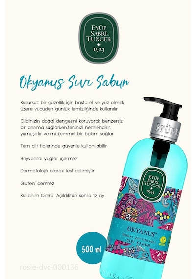 Okyanus 6 Al 5 Öde Sıvı Sabun 500 Ml Ve Rosıe Hediyeli