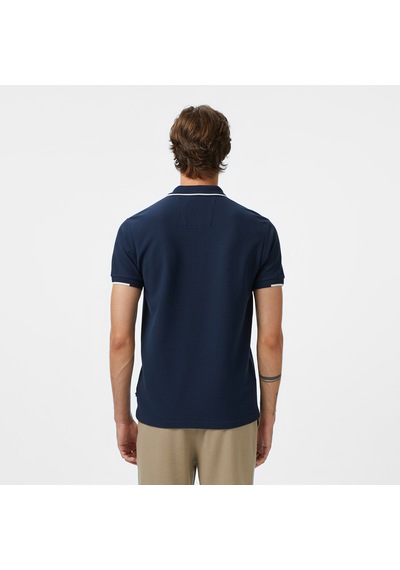 Nautica Erkek Lacivert Classic Fit Polo Yaka T-shirt Düz K55348t Lacivert