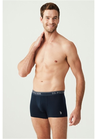 U.S. Polo Assn. U.s Polo Assn. 80263 Erkek 3 Lü Boxer-lacivert&grimelanj&indigobaskılı Lacivert