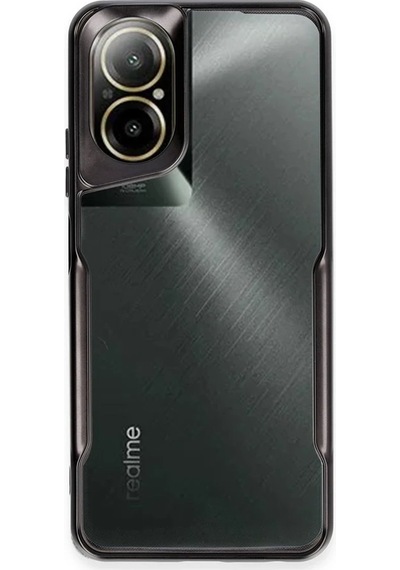 Cosmotex Newface Realme 12 Lite Kılıf Boyi Silikon Kapak - Siyah