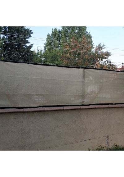 Morilu Krem Gölgelik File - 95lik Araba Gölgelik – Siyah Premium Şeritli Halkalı Otopark Gölgeliği