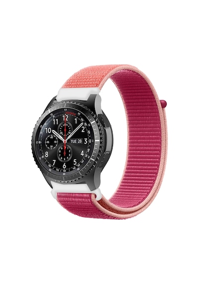 E2M Huawei Watch 20mm KRD-03 Hasır Vişne Kordon