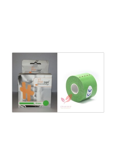 Bia Tape  Bandı Yeşil Renk 5Cm X 5M Kinesio Biatape Bantı
