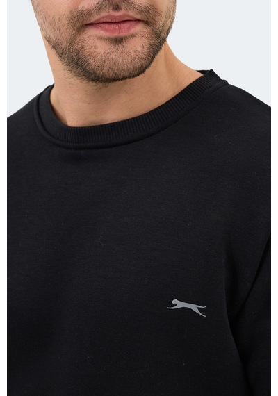 Slazenger Konnor In Erkek Siyah Sweatshırt Siyah