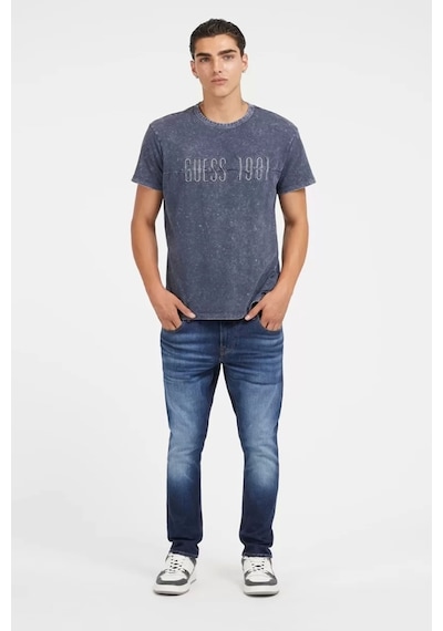 Guess Erkek Denim Skinny Fit Jeans Lacivert