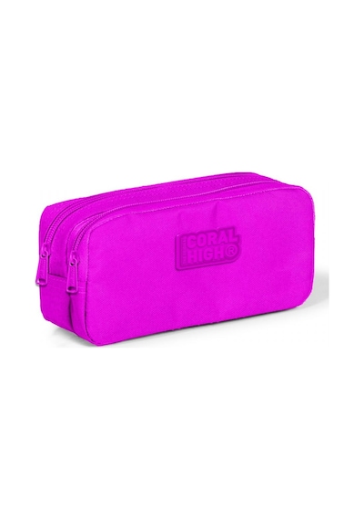 Coral High Pembe İki Bölmeli Kalem Çantası -Kız Çocuk