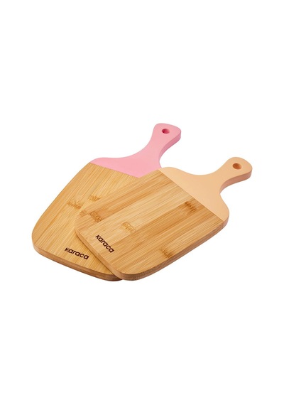 Karaca  Pony 2'li Bambu Sunum Tahtası Pink