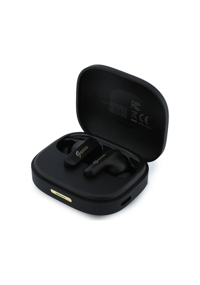 Guess GUTWSX45PGSK Lisanslı Script Metal Yazı Logolu Bluetooth 5.4 Kulak İçi Kulaklık