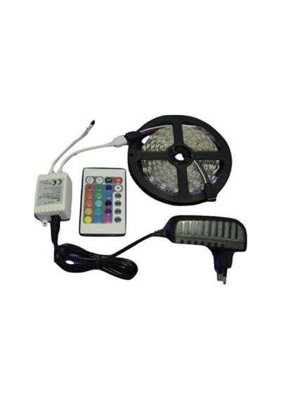 Ld 1609 Kumandalı Şerit Led Silikonlu 4 5mt Renkli