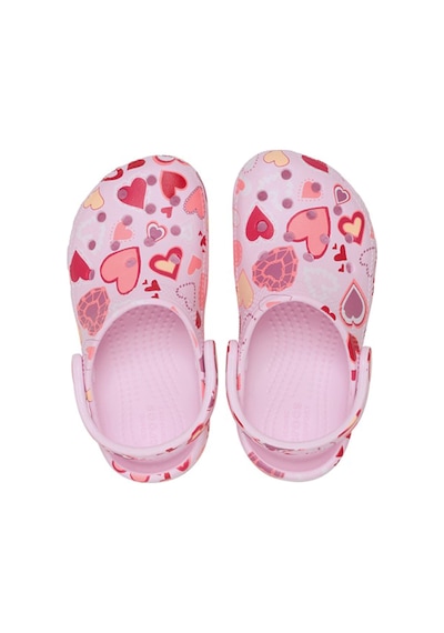 Crocs Classic Vday Clog Çocuk Pembe Günlük Stil Terlik 209755 7cı
