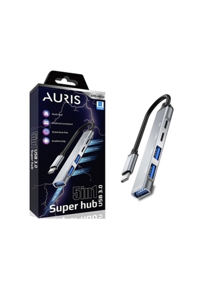 5-in-1 Usb-c Super Hub Usb 3.0 - Hızlı Ve Çok Yönlü Çözüm