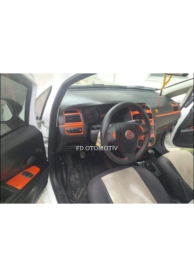 Fiat Linea Full Set Maun Kaplama Seti Kırmızı Renk