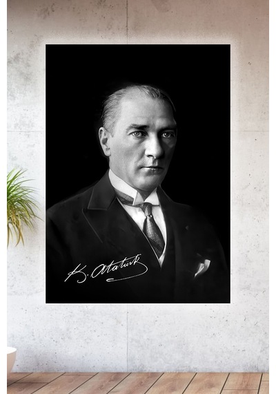 Lucena Metal Baskılı Atatürk Koleksiyonu Tablo No 5 - 20 Cm X 30 Cm