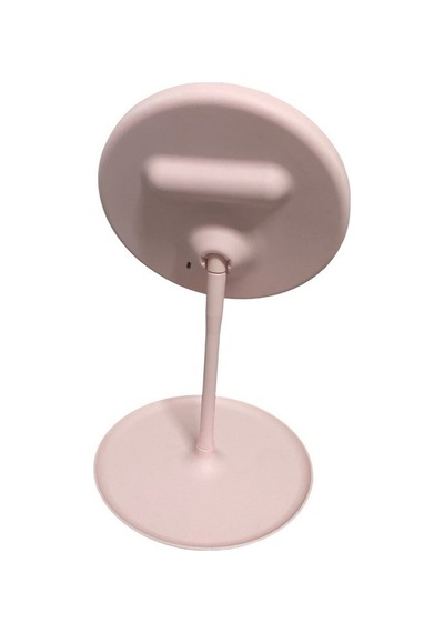 17cm Şarjlı Işıklı Makyaj Aynası 6747 Pembe