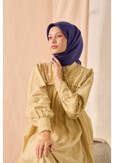 Silk Home Düz Shiny Eşarp 75006-68 mor