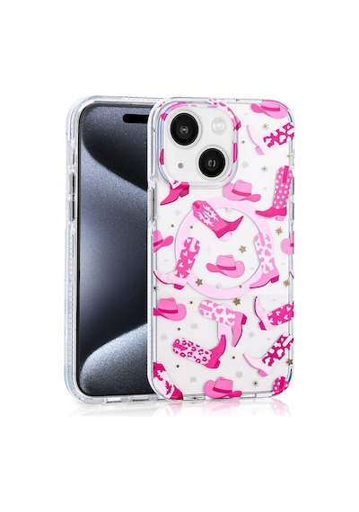 Nihcase Apple Uyumlu iPhone 14 Kılıf Magsafe Özellikli Stilo Tasarım Desenli Kapak