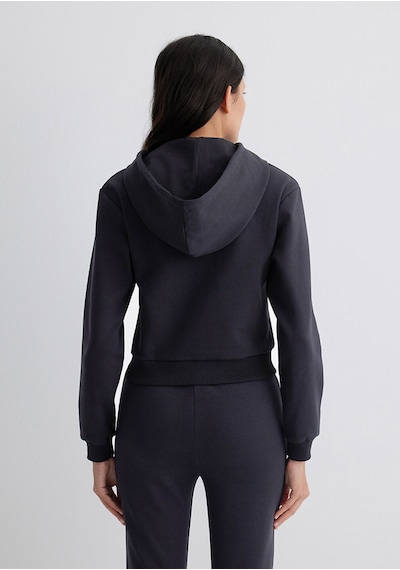 Mavi - Kapüşonlu Siyah İnterlok Sweatshirt 1s10424-900 Siyah