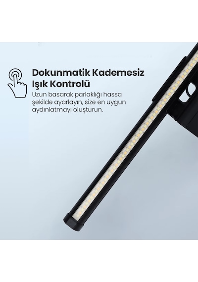 Ergoflex Ef-354 Kumandalı Ayarlanabilir Dokunmatik Bilgisayar Monitör Işık Çubuğu